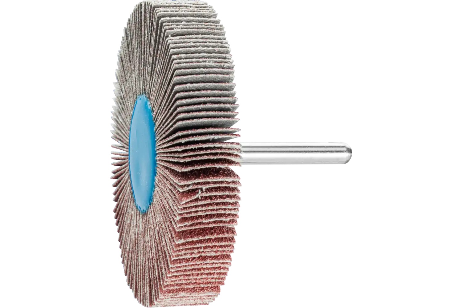 Picture of Pferd Mounted Flap Wheel, 3" X 1/2, 120 Grit, 1/4" Shank, Ceramic Oxide Co-Cool